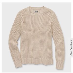 Cream Crew Neck Sweater
